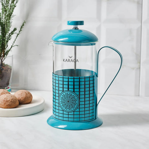 Cafetière à piston Karaca Iznik Firuze, 600 ml