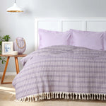 Karaca Home Destina Couverture Multifonction Double Mauve 200x230 cm