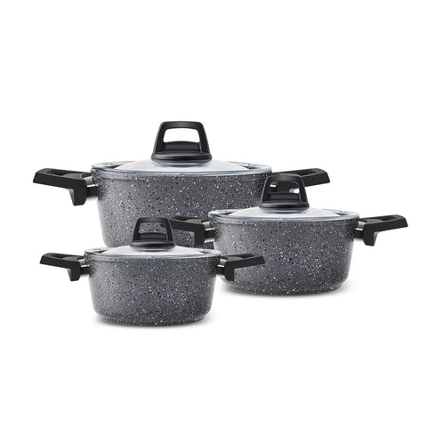 Batterie de cuisine Karaca Biogranit Atlas taille moyenne, 6 pièces