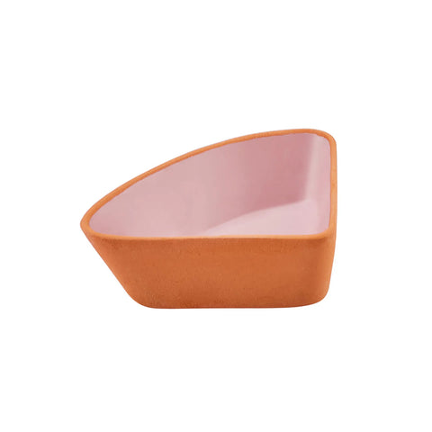 Petit-déjeuner Karaca Baker 15 cm, rose, triangulaire