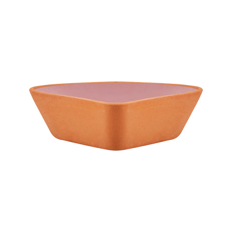 Petit-déjeuner Karaca Baker 15 cm, rose, triangulaire