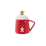 Mug avec avec astérisque Karaca New Year, rouge, 360 ml