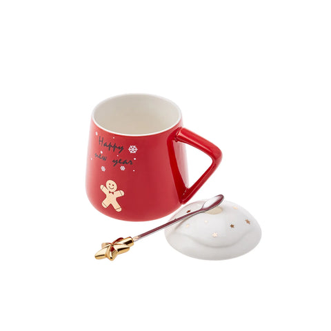 Mug avec avec astérisque Karaca New Year, rouge, 360 ml