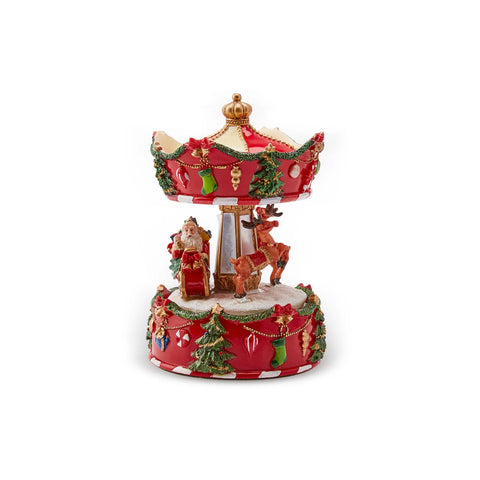 Objet Karaca Home Noël Carousel Musical, 15 cm