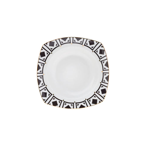 Service de table en porcelaine Karaca Monochrome pour 6 personnes, 24 pièces