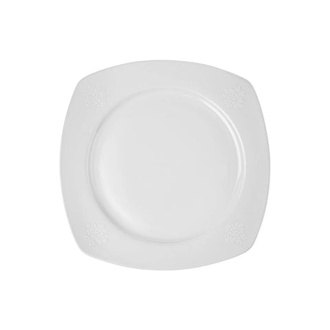 Service de table Karaca Deren Cream pour 12 personnes, 60 pièces, porcelaine, carrées/rectangulaires