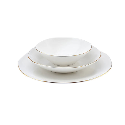 Service de table en porcelaine Karaca Organic pour 4 personnes, 12 pièces