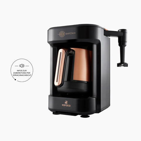 Machine à café turc parlante Karaca Hatır Barista Pro, couleur bronze