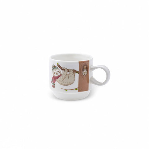 Tasse à thé avec support Karaca Branch, 4 pièces 