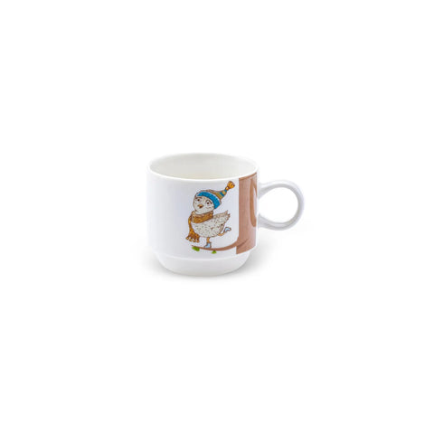 Tasse à thé avec support Karaca Branch, 4 pièces 