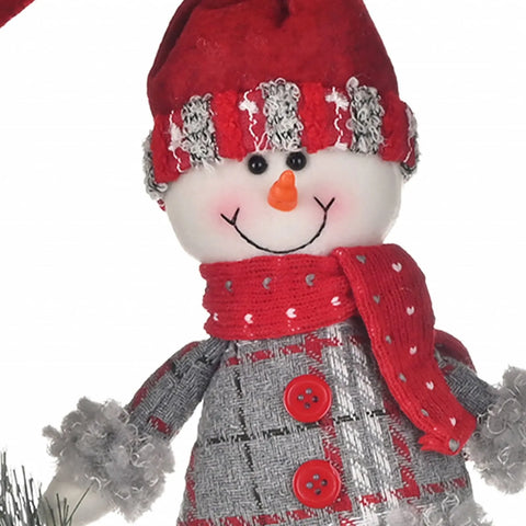 Bonhomme de neige Karaca Home ornement de porte 45 cm