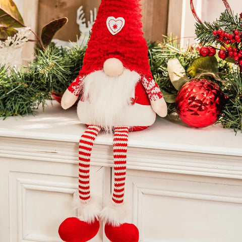 Objet en peluche Karaca Home Le Père Noël assis,52 cm