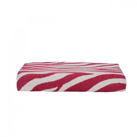 Couverture Karaca Home Almeda Claret en coton pour lit individuellement, rouge