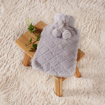 Bouillotte Karaca Home en peluche, gris