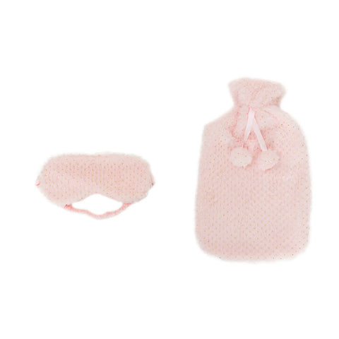 Bouillotte et Masque de sommeil Karaca Home Dream, rose 