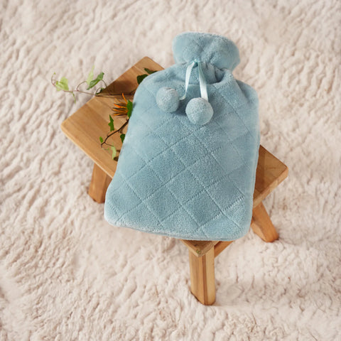 Bouillotte Karaca Home en peluche, bleu