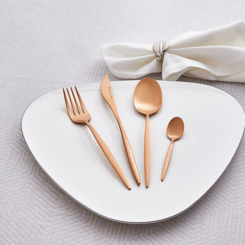 KARACA 16 PCS LIZBON ROSEGOLD CUTLERY SE