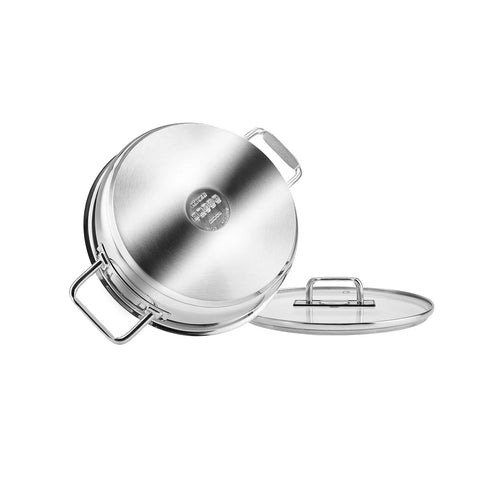 Sauteuse Karaca Grace en acier, 24 cm, 3,0 L