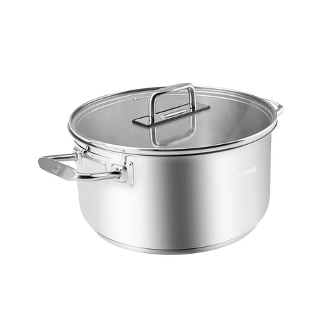 Sauteuse Karaca Grace en acier, 24 cm, 5,5 L