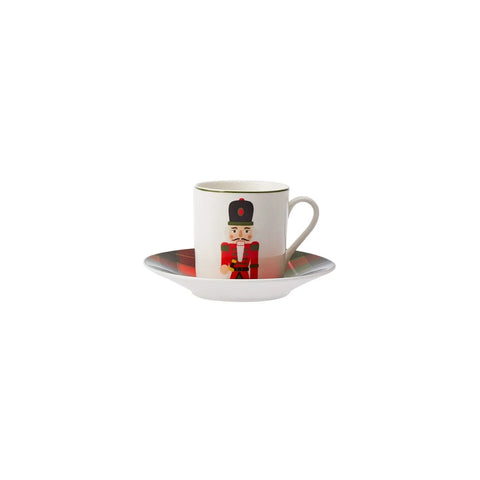 Coffret de tasses à expresso Karaca Casse-Noisette pour 6 personnes, 80 ml