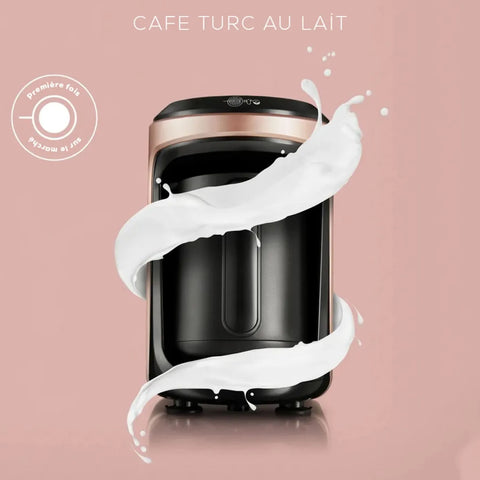 Machine à café turc et à lait Karaca Hatır Hüps avec fonction torréfaction, rosegold