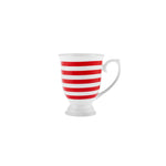 Mug Karaca Polka Dot à rayures en porcelaine, 360 ml