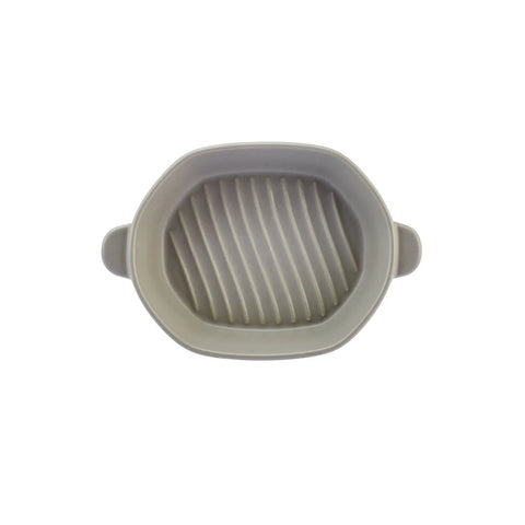 Plat de cuisson Karaca Malia ovale, 25 cm, gris