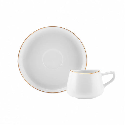 Coffret de tasses à café, Karaca Hole Porcelaine pour 6 personnes 90 ml