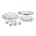 Service de table en porcelaine Karaca Meadow Fine Pearl pour 12 personnes, 58 pièces