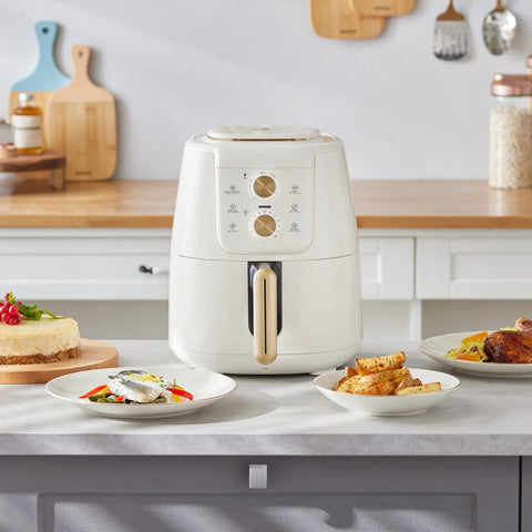 Karaca Air Cook Manuel XL Airfryer, crème d'or