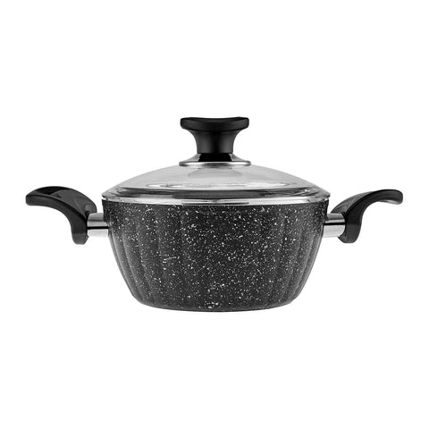 Ensemble de casseroles Cookplus Biogranit Dream, 7 pièces, noir