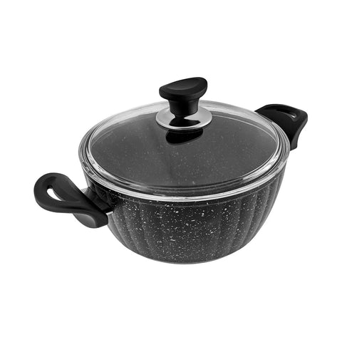 Ensemble de casseroles Cookplus Biogranit Dream, 7 pièces, noir