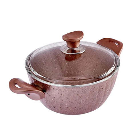 Batterie de cuisine Cookplus Biogranit Dream, 7 pièces, rose