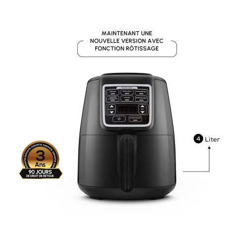 Karaca Air Cook Köz XL Airfryer Black Shine