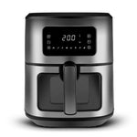 Airfryer Karaca Multifry Inox XXL avec fenêtre en verre numérique, 6,5 litres