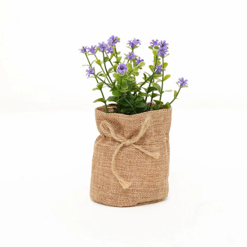 Fleur artificielle en pot Karaca Home Romance, violet