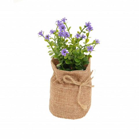 Fleur artificielle en pot Karaca Home Romance, violet