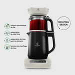 Théière Bouilloire et cafetière filtre Karaca Caysever Robotea Pro 4 en 1 automatique parlant ,2500W, starlight