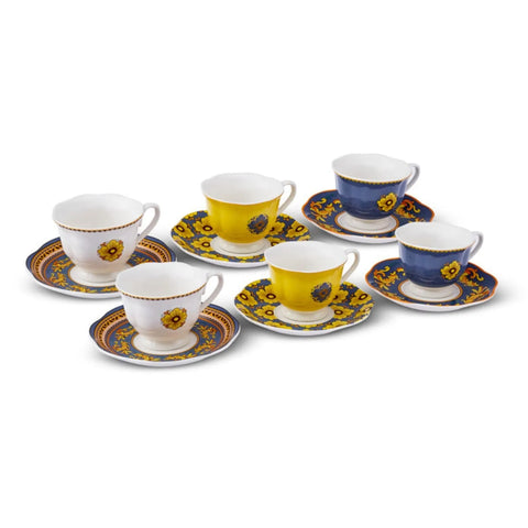 Coffret de tasses à café Karaca Capri pour 6 personnes, 80 ml