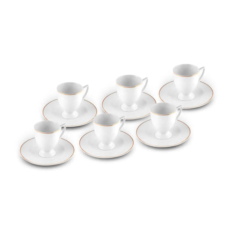 Coffret de tasses à café Karaca Boyoz pour 6 personnes, 85 ml