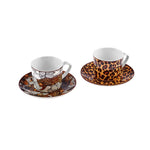 Coffret de tasses à café Karaca Tiger pour 2 personnes, 80 ml