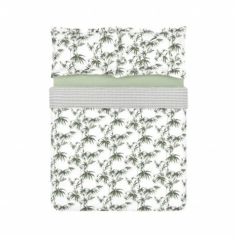 Parure de lit Karaca Home Dogasever Grove Bamboo 100% coton, Double, vert