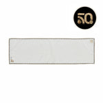 Napperon Karaca Home Collection Signature du 50e anniversaire, blanc or