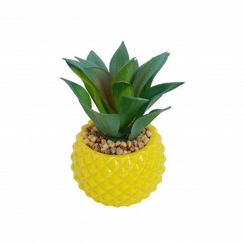 Succulente Karaca Home pot de fleurs en forme d'ananas, artificielle 