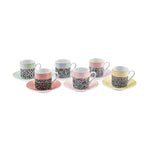 Coffret de tasses à café Karaca Bali pour 6 personnes, 80 ml