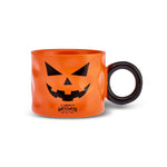 Mug Karaca Halloween Citrouille Visage, 10cm, orange noir, céramique