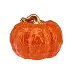 Bibelot Karaca Halloween Citrouille Décorative, 17cm, Orange or, Céramique