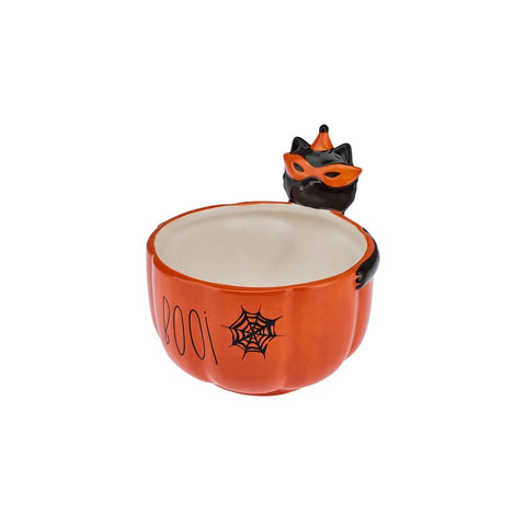 Bol Karaca Halloween Boo, 15cm, orange noir, céramique 