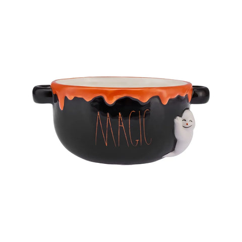 Bol Karaca Halloween Magie, 21cm, orange noir, céramique 