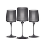 Set de verres à vin Karaca Anthracite, 3 pièces, 320 ml